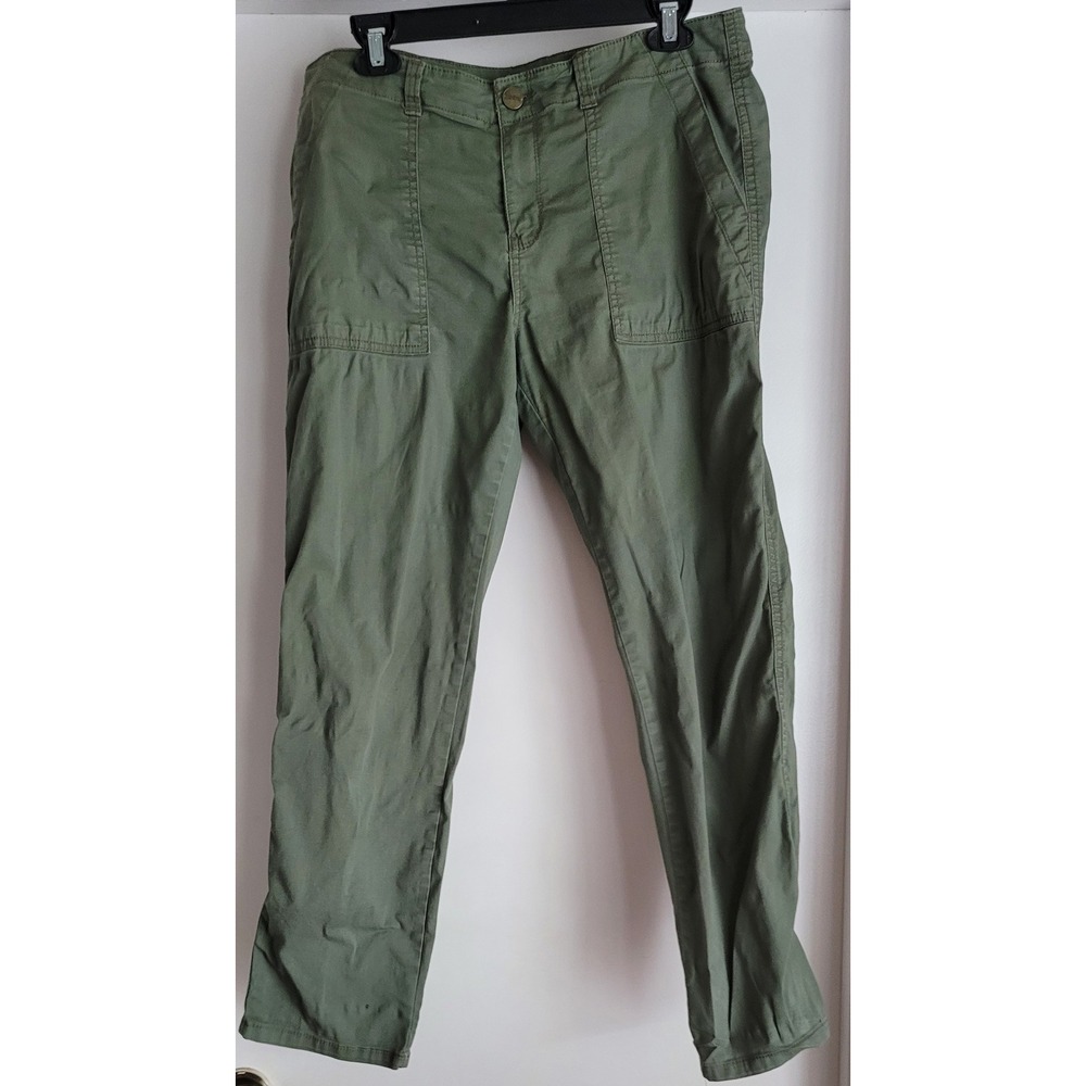 Sanctuary Women's Cargo Pants Size 30 Olive Green Solid Casual Military Cotton